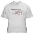 image of t-shirt with Saint Herman quote